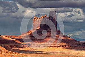 Monument Valley Mitten during a storm