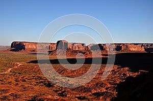 Monument Valley Navajo Indian Tribal Park Panorama