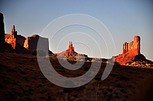 Monument Valley Navajo Indian Tribal Park Panorama