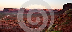 Monument Valley Navajo Indian Tribal Park Panorama