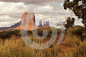 In the Monument valley Navajo tribal park,USA.