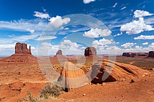 Monument Valley during summer