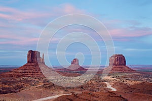 Monument Valley at sunset