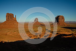 Monument Valley sunset view