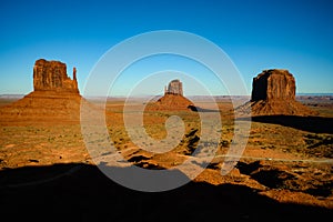 Monument Valley sunset view