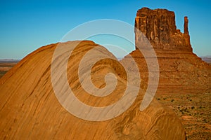 Monument Valley sunset view