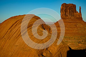 Monument Valley sunset view