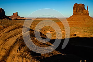 Monument Valley sunset view