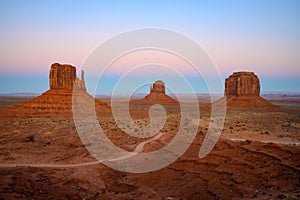 Monument Valley sunset view