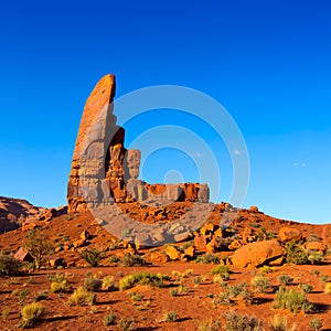 Monument Valley The Thumb Cly butte Utah