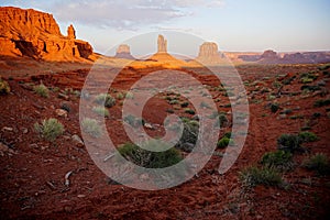 Monument Valley Utah Arizona Mittens monuments desert landscape