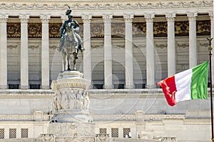 Monument of Victor Emanuel II Piazza Venezia, Rome Italy