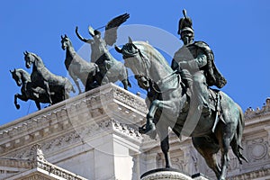 Monument for Victor Emenuel II, in Rome, Italy photo