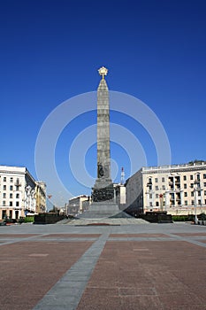 Monument on the Victory square