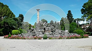 A monument in Victory Square