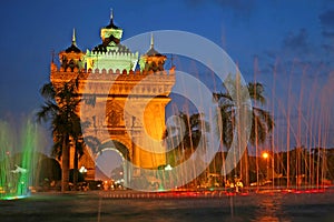 Monument in Vientiane,