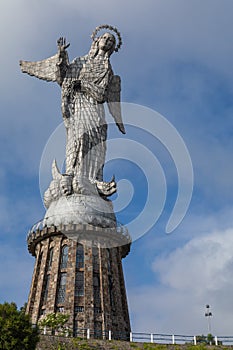 The monument of the Virgen del Panecillo. Quito. Ecuador. South America photo