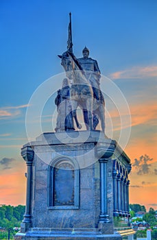 Monument of Vladimir the Great in Vladimir town, Russia