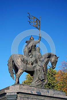 Monument of Vladimir the Great in Vladimir town, Russia