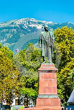 Monument of Vladimir Lenin in Yalta, Crimea