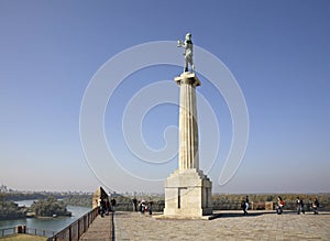 Monument winner in Belgrade. Serbia