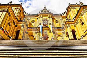 Monumental baroque basilica in Wambierzyce, Poland