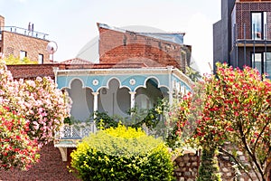 Nikoloz Baratashvili Street in the center of Tbilisi, the capital of Georgia photo