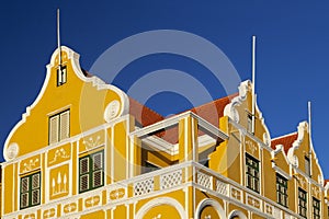 Monumental buildings in Willemstad, CuraÃ§ao