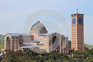 The monumental Cathedral of Aparecida do Norte photo