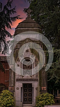 Monumental Cemetery Milan Italy - April 2022