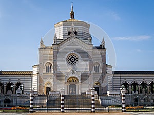 Monumental Cemetery in Milan, Italy photo