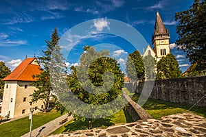 Monumentální kostel sv. Egidia v centru města Bardejov