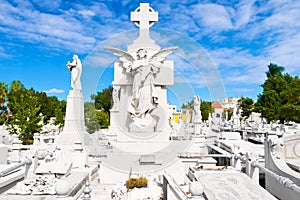 The monumental Colon cemetery in Havana photo