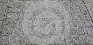 Monumental Complex road surfaces, Caceres, Spain