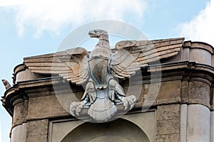 Monumental eagle statue photo