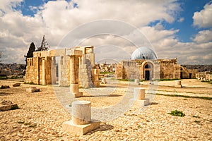 Monumental gateway of Umayyad Palace photo