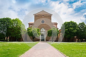 The monumental graveyard of Ferrara city