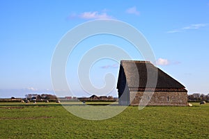 Monumental sheep barn on texel photo