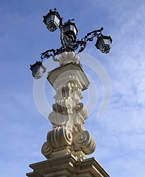 Monumental Street lamp in Seville