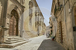 Monumental town of Baeza in the province of Jaen, Andalusia