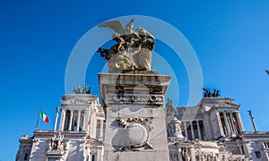 The Monumento Nazionale a Vittorio Emanuele II `National Monument to Victo