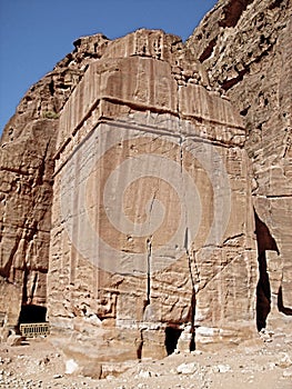 Monuments in the ancient city of Petra Kingdom of Jordan