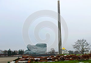 Monuments in Brest fortress, Belarus