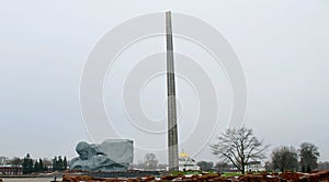 Monuments in Brest fortress, Belarus