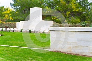 Monuments and cemeteries of British and Australian army forces at the Anzac Cove