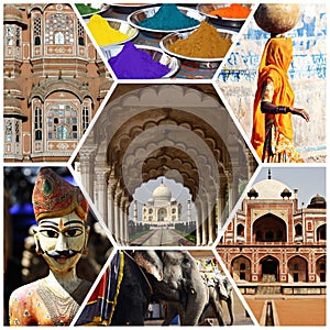 MONUMENTS COLLAGE IN INDIA