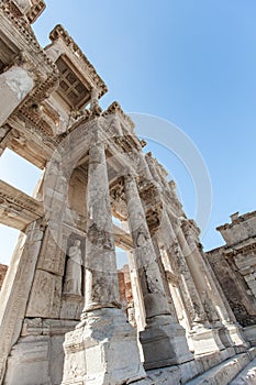 Monuments of Ephesus old greek city in turkey