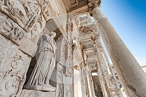 Monuments of Ephesus old greek city in turkey