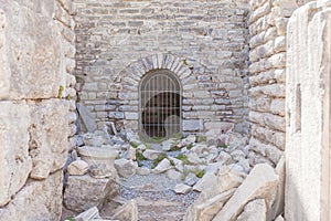 Monuments of Ephesus old greek city in turkey