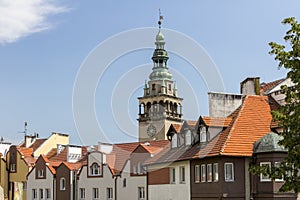 Monuments in old town in Klodzko